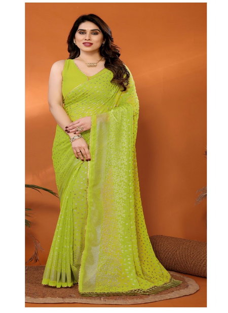 Gc Soft Soft Georgette Foil Work Designer Sarees Wholesalers In Surat